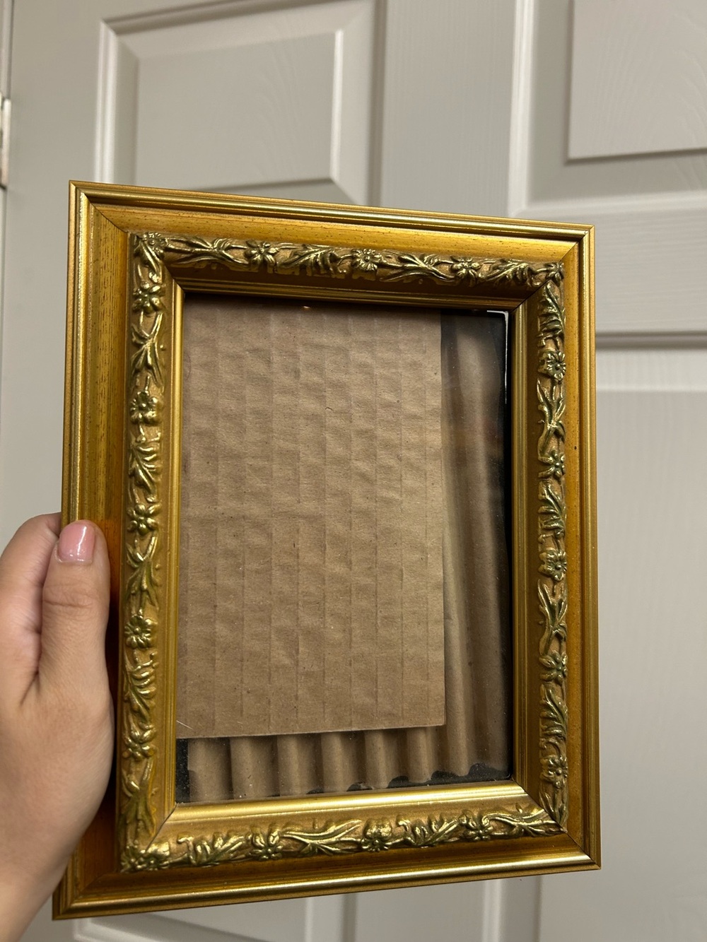 Small Gold Ornate Photo Frame - Decorative Home Accent